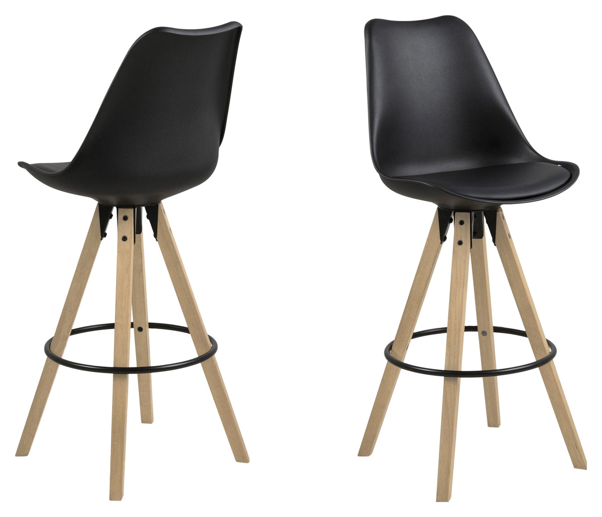 Dima, bar stool - black