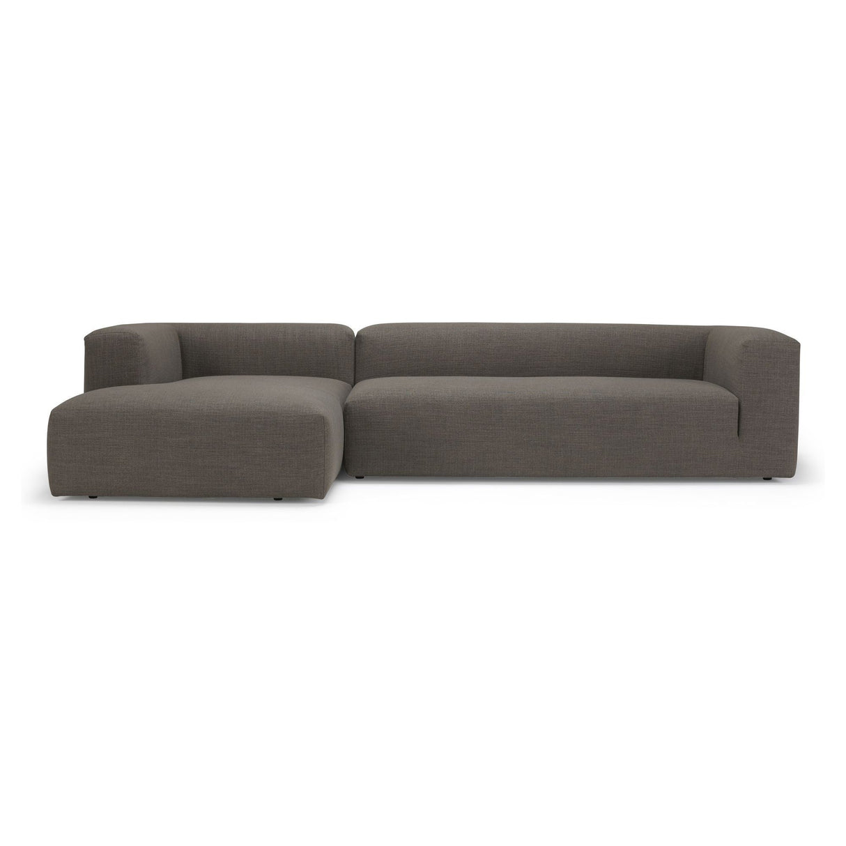 Kornum Sofa with chaise longue left, Taupe