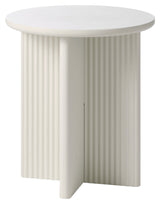 Palma, side table Ø50 - white