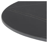 Malta coffee table Ø90 - black