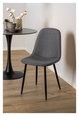 Celia, dining chair - dark gray