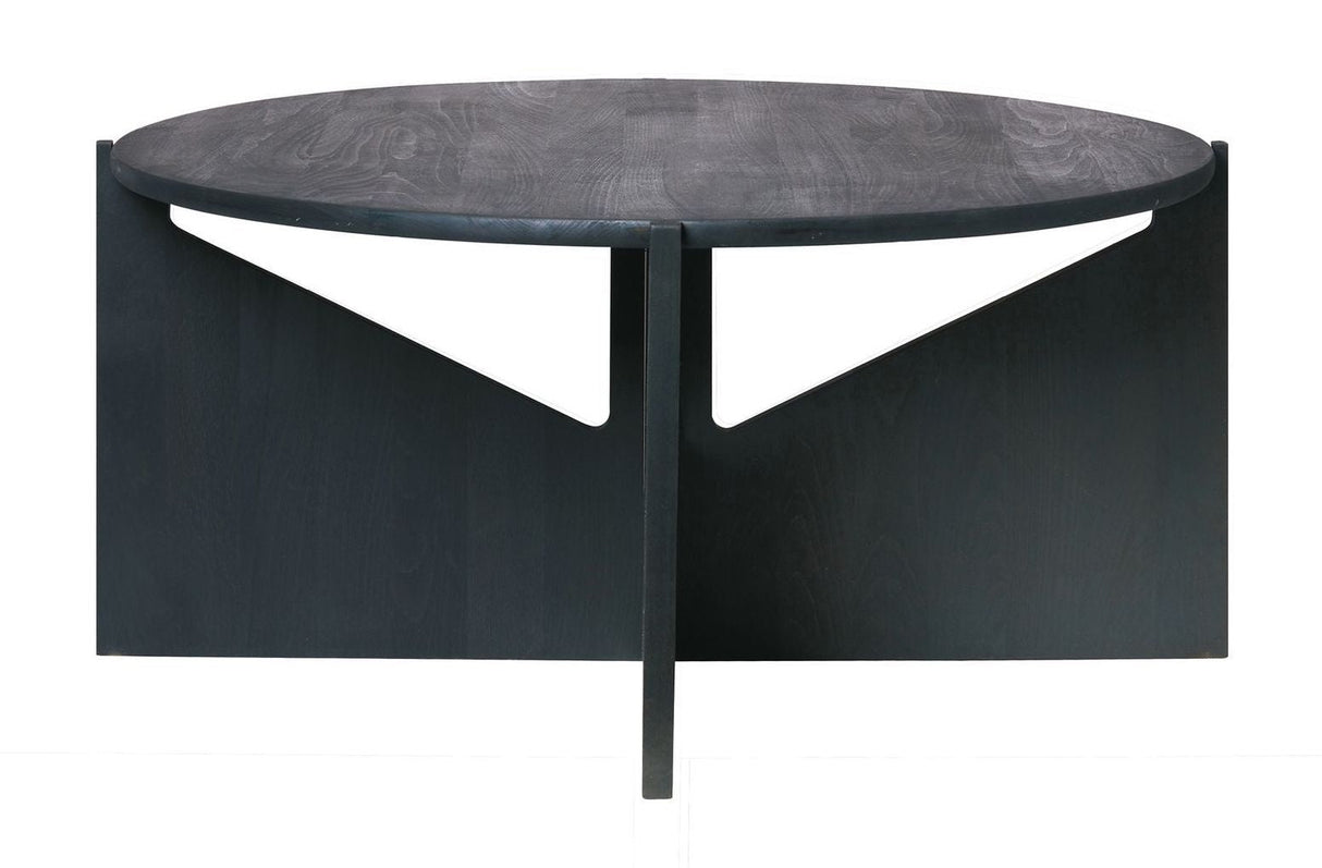 Coffee table, Black, Ø78