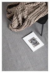 Jaipur Wool Blanket Ø200 - Light gray