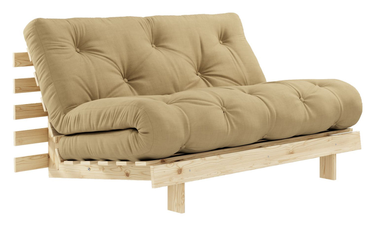 Roots 140 Sofa bed, Pine/Beige