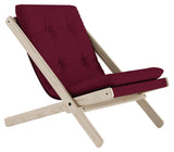 Boogie Lounge Chair, Bordeaux/Nature