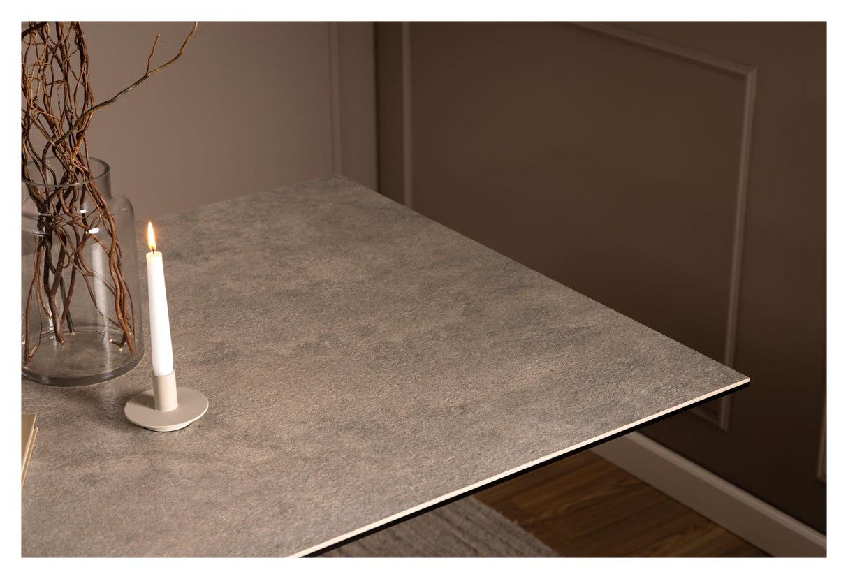 Heaven, dining table 160cm - gray