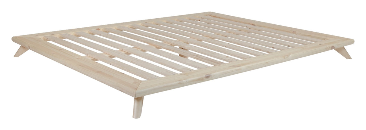 Senza Bed frame 140x200, Nature/Pine