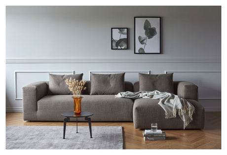 Kornum Sofa with chaise longue right, Taupe