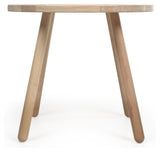 Round Dilcia Children's table - Solid rubber wood, Ø55