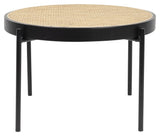 Spike Coffee table, Ø60, Rattan/Beech