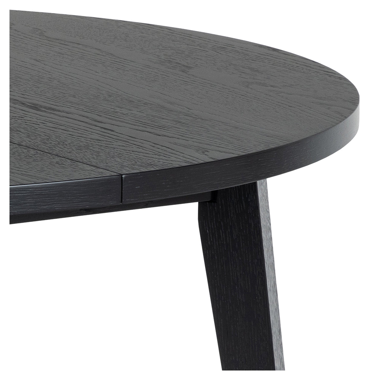 A-Line, dining table Ø120 - black