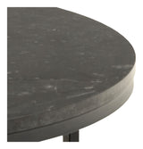 Spiro Coffee Table, Black MDF, Ø80x40