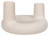 Candlestick, Ø13, beige