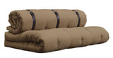 Buckle-Up Futon Sofa, Mocca