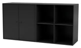 PAIR Classic sideboard with suspension bracket, Black