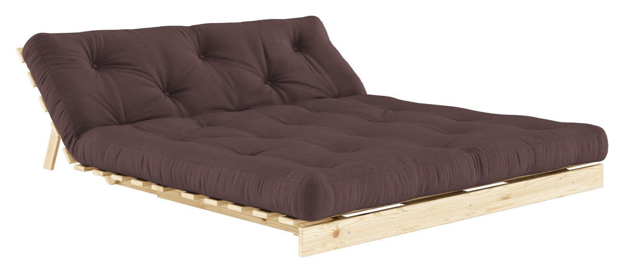 Roots 160 Sofa Bed, Pine/Brown,