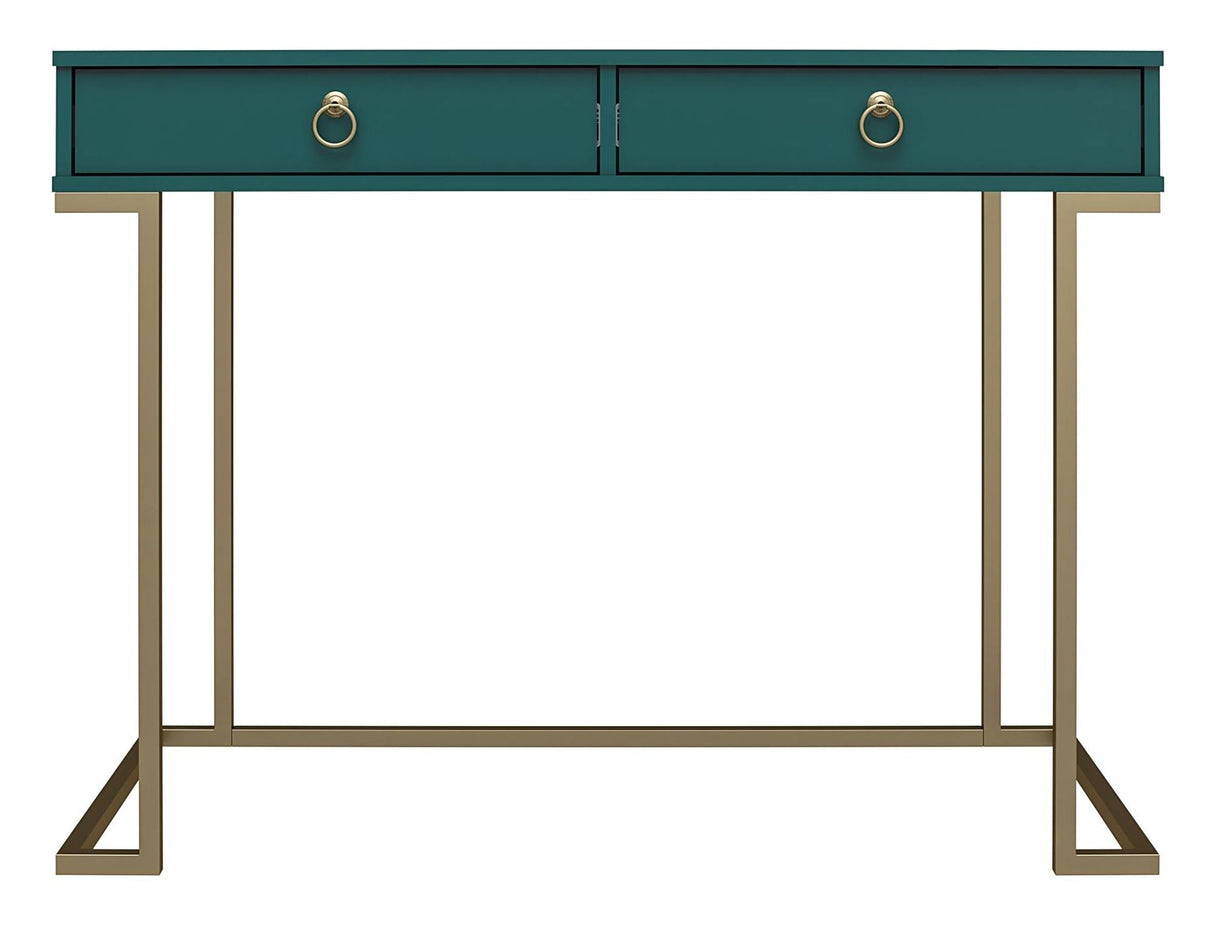 Camila Desk, Emerald green