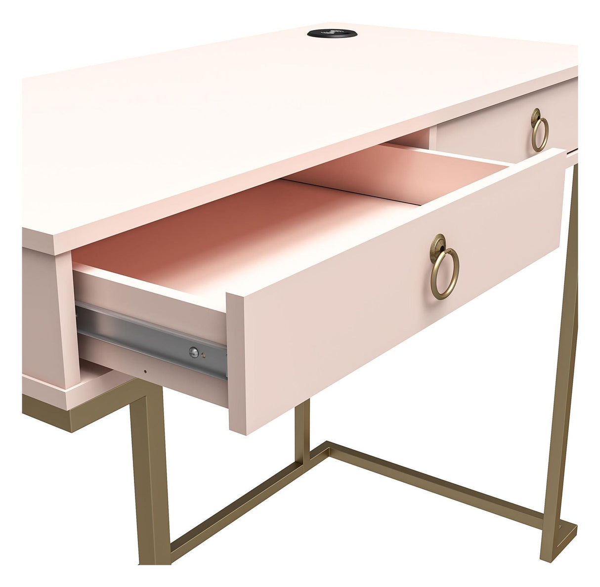 Camila Desk, Pink