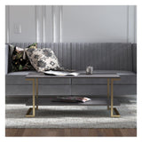 Camila Coffee Table, Graphite Gray