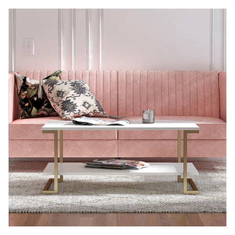 Camila Coffee Table, White