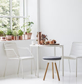 Cane-line Area Stool, White teak