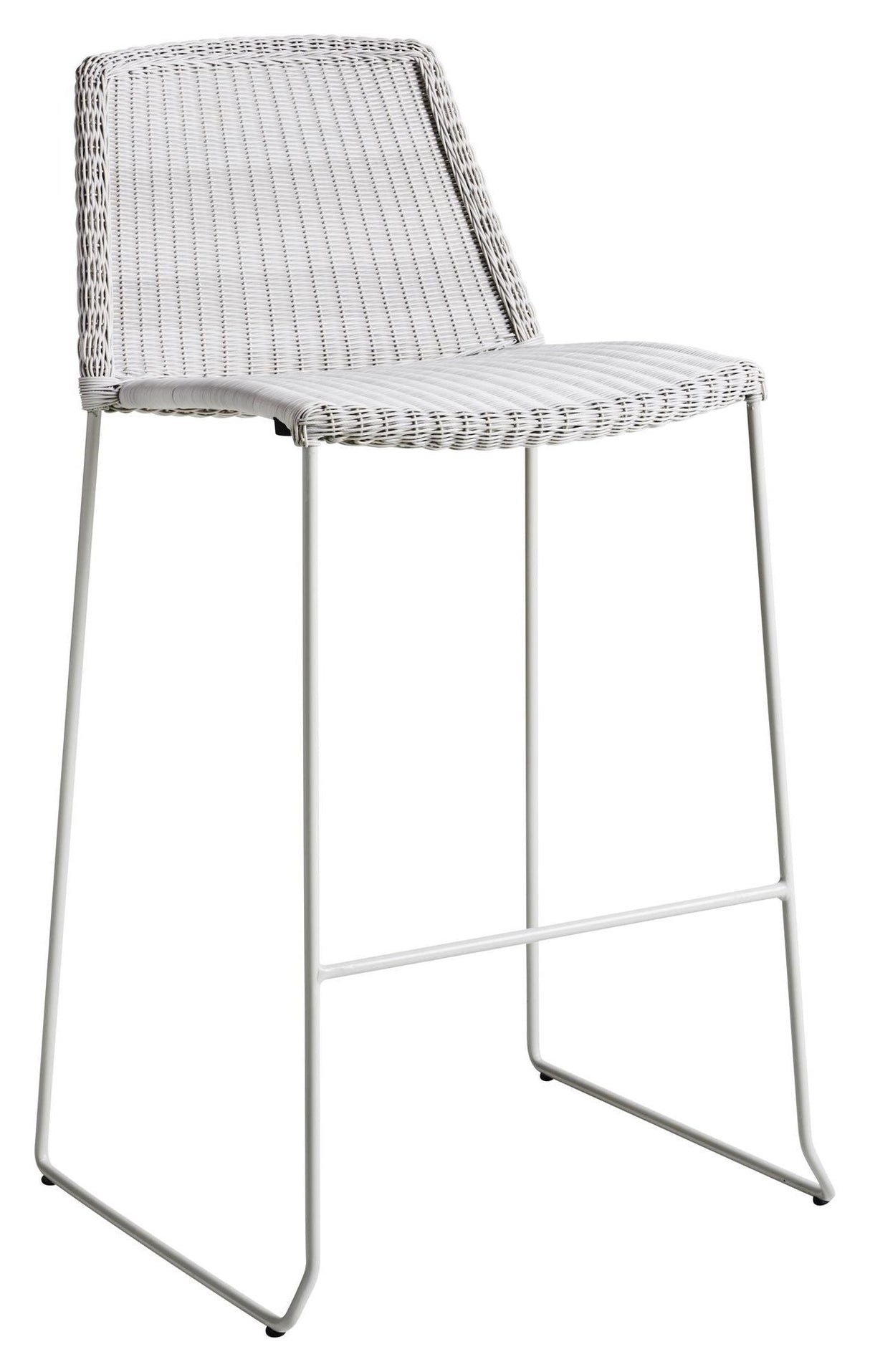 Cane-line Breeze bar stool stackable, Gray-white