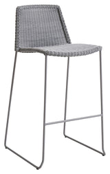 Cane-line Breeze bar stool stackable, Light gray