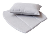 Cane-line Breeze Lounge Chair Cushion Set, Light Gray