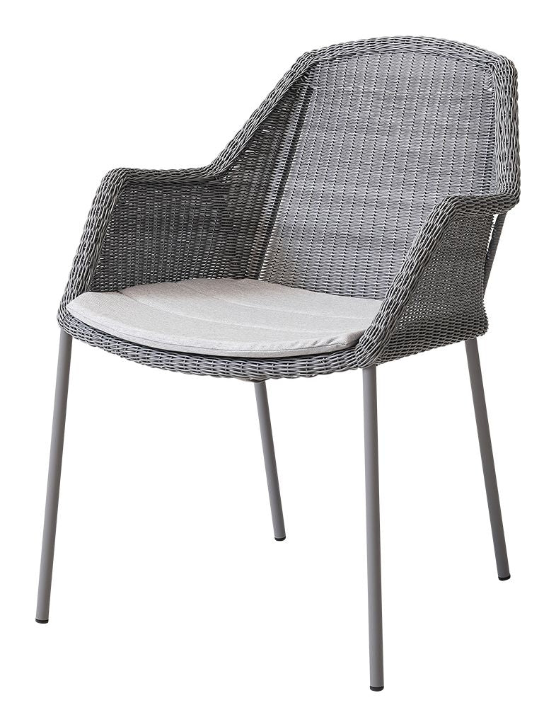 Cane-line Breeze chair cushion, Light gray