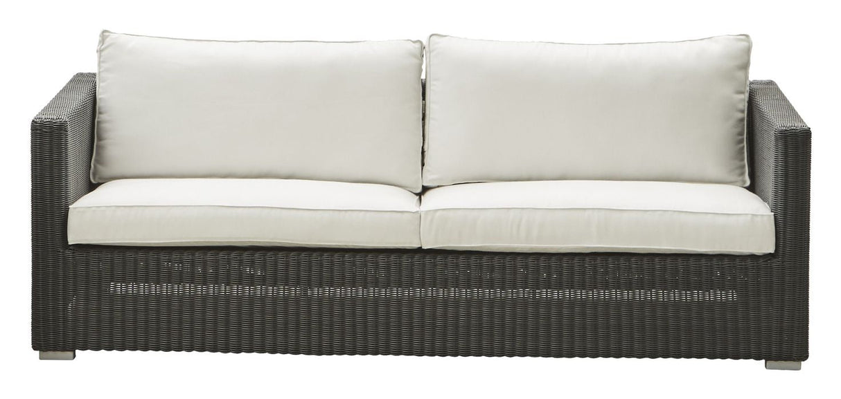 Cane-line Chester 3-pers. Lounge sofa, Graphite