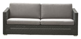 Cane-line Chester 3-pers. Lounge sofa, Graphite