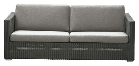 Cane-line Chester 3-pers. Lounge sofa cushion set, Taupe, Cane-line Natté