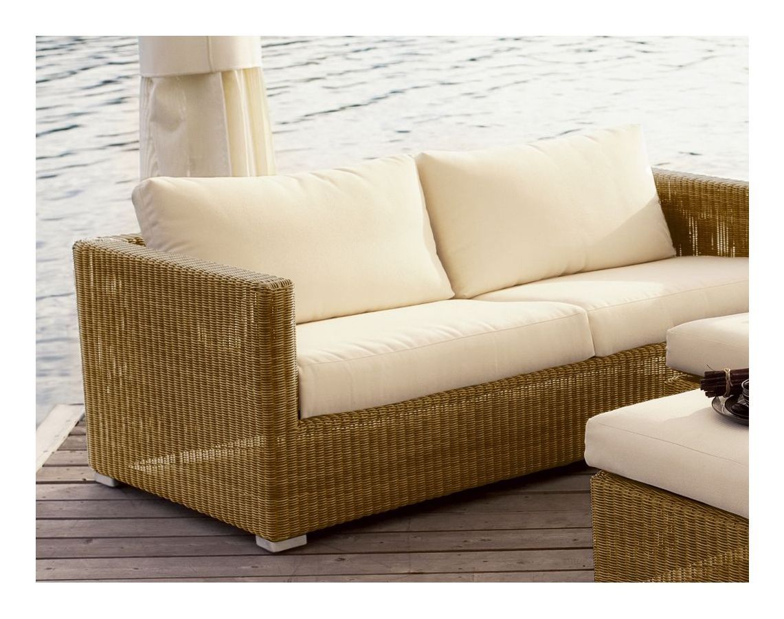 Cane-line Chester 3-pers. Lounge bed, Natural