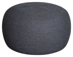 Cane-line Circle Pouf Dark Gray, Cane-line Soft Rope, Ø75