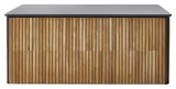 Cane-line Combine cushion box large, Teak w/lava gray aluminum