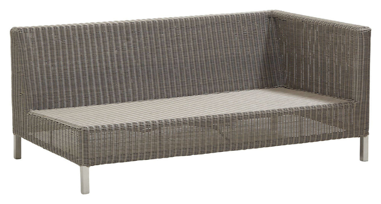 Cane-line Connect 2-seater sofa left module, Taupe