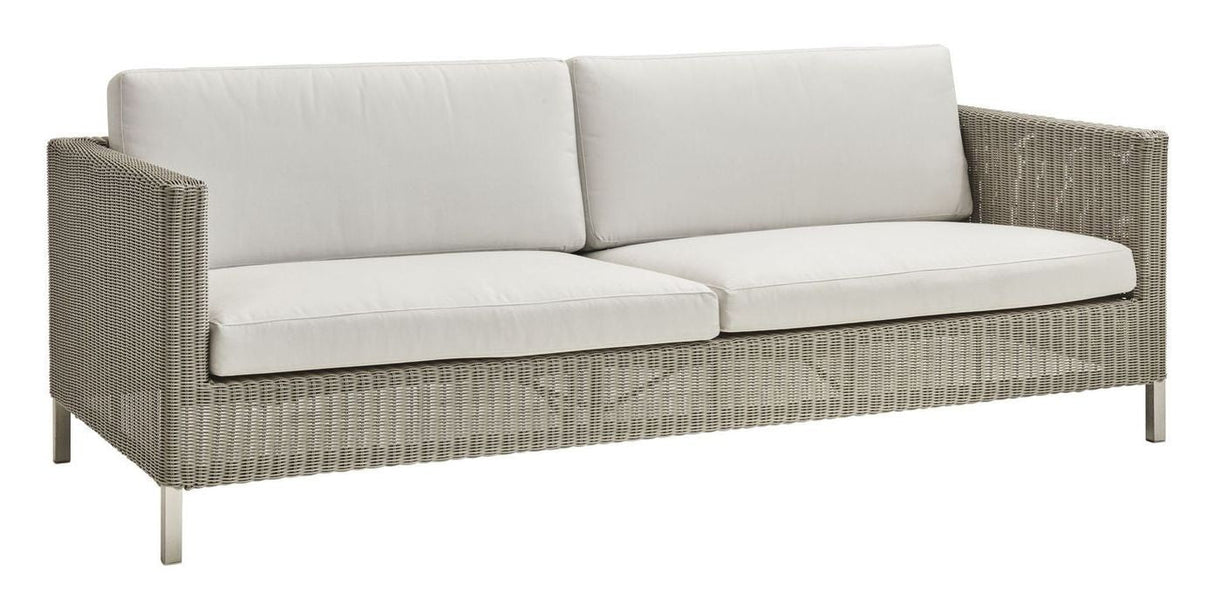 Cane-line Connect 3-seater sofa cushion set, White