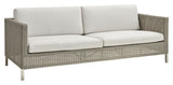 Cane-line Connect 3-seater sofa, Taupe