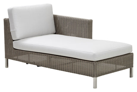 Cane-line Connect Chaise Lounge Module Right, Taupe