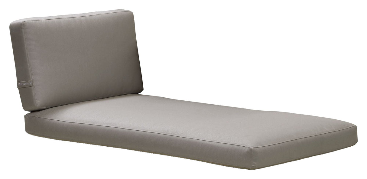 Cane-line Connect Chaise Lounge Module Cushion Set, Taupe