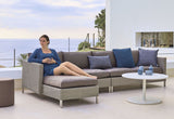 Cane-line Connect Chaise Lounge Module Left, Taupe