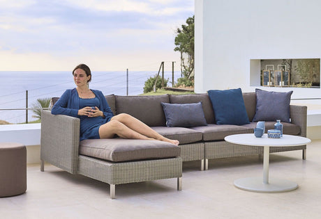 Cane-line Connect Chaise Lounge Module Left, Taupe