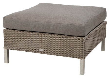 Cane-line Connect footstool cushion, Taupe