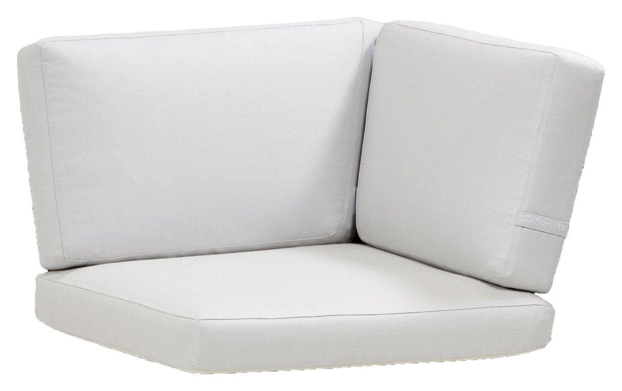 Cane-line Connect sofa corner module cushion set, White