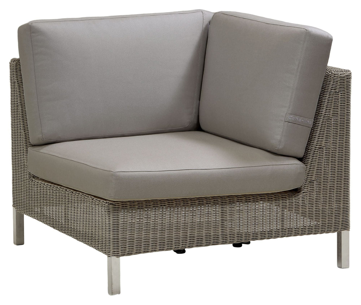 Cane-line Connect sofa corner module, Taupe