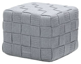 Cane-line Cube footstool, Light gray