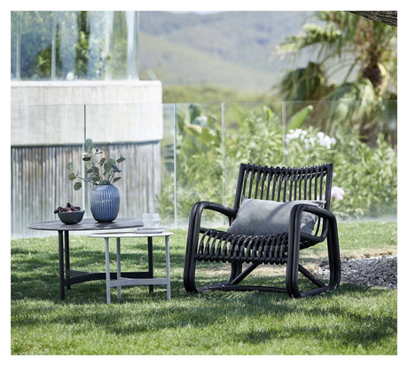 Cane-line Curve lounge chair OUTDOOR, Lava