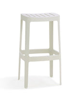 Cane-line Cut H76 Bar stool, White