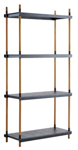 Cane-line Frame Shelving system w/4 shelves, Gray