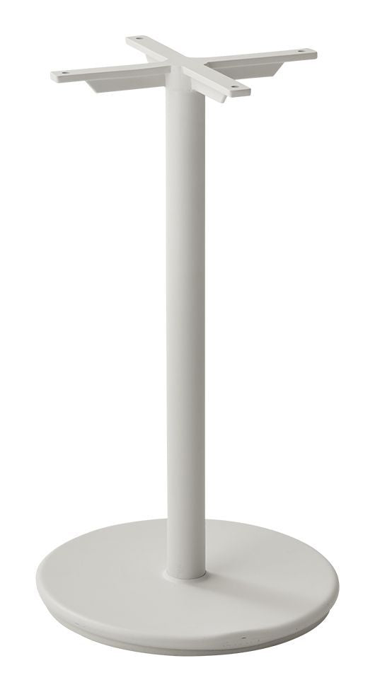 Cane-line Go café table base, White, aluminum